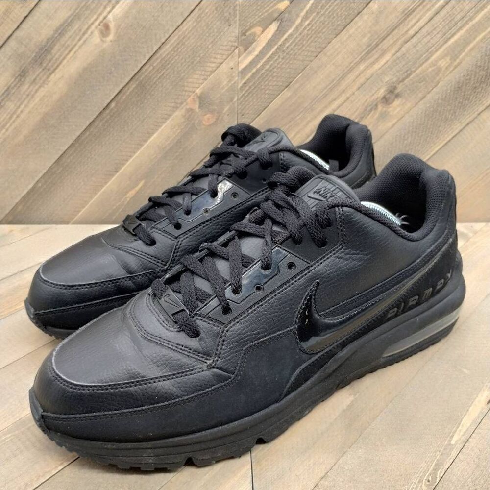Nike Air Max LTD 3 Triple Black Athletic Sneakers Mens Size 13‎ Running Shoes